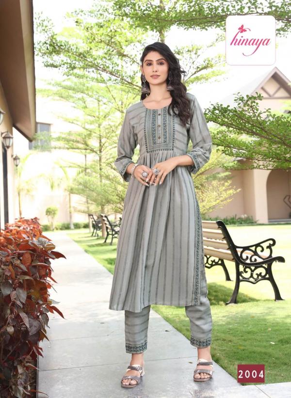 Hinaya Chahek Vol 2 Trendy Wear Kurti With Pant Collection